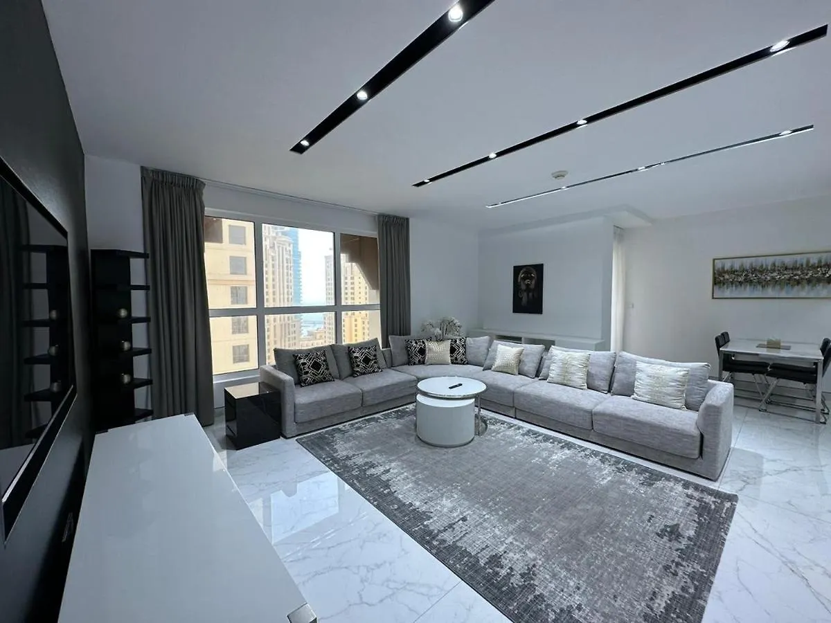 Stylish 2 Bedroom Service Apartment With Sea View Дубай